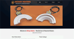 Desktop Screenshot of akshayheaters.com
